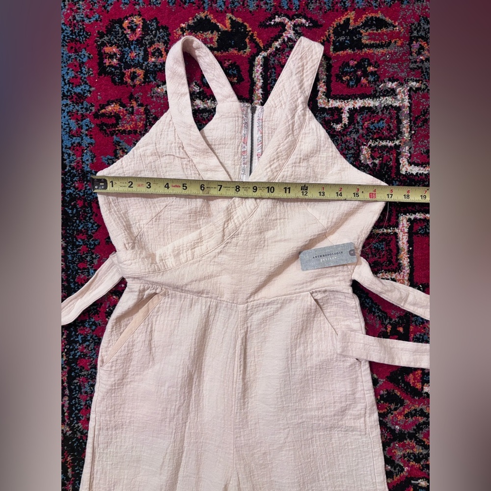 Anthropologie NWT Sleeveless Wide-Leg Jumpsuit - Picture 4 of 6